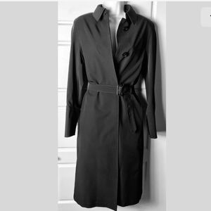 Burberry trench coat turquoise nova check lining